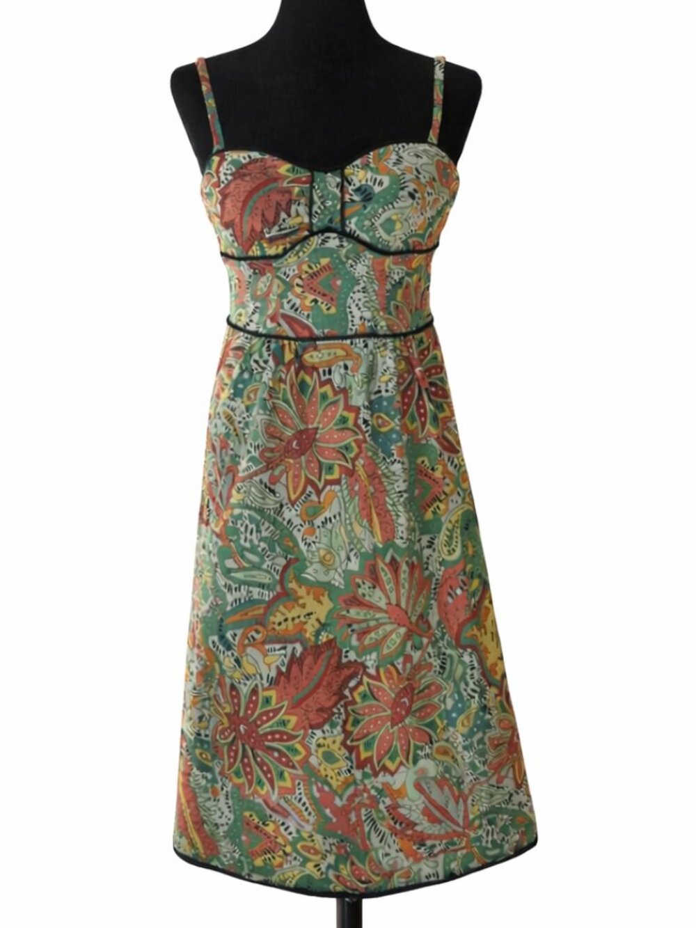 Nanette Lepore Paisley A-Line Dress Size 4